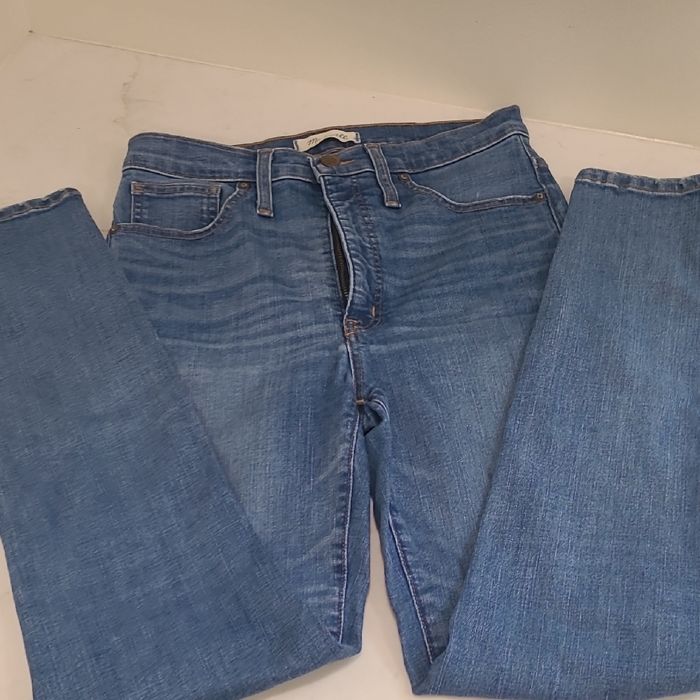 Madewell 11" High Rise Blue Skinny Leg Jeans 27 Tall
